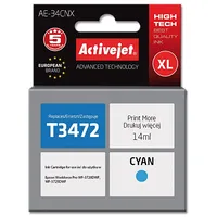 Activejet Ae-34Cnx ink Replacement for Epson 34Xl T3472 Supreme 14 ml cyan  5901443108849 Expacjaep0280