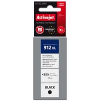 Activejet Ah-912Brx Ink Cartridge Replacement for Hp 912Xl 3Yl84Ae Premium 1100 pages 30 ml, black  5901443119630 Expacjahp0339
