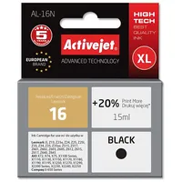 Activejet Al-16N Ink Cartridge Replacement for Lexmark 16 10N0016 Supreme 15 ml black  5904356283917 Expacjale0016