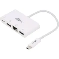 Adapter Hdmi 1.4,Power Delivery Pd,Usb 3.0 0.15M white  Usb.c-Adap-20 51772