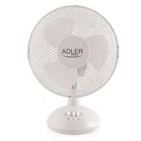 Adler  Ad 7302 Desk Fan White Diameter 23 cm Number of speeds 2 Oscillation 60 W No 5908256830769