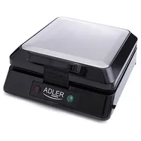 Adler Ad 3036 waffle iron 4 waffles Black,Grey 1500 W  6-Ad 5902934830041