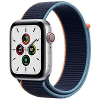 Apple Watch Se Gps  Cell 44Mm Silver Alu Deep Navy Sport Loop Myew2Fd/A 0190199770560