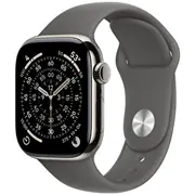 Apple Watch Series 11 Gps  Cellular 42Mm Natural Titanium Case with Stone Grey Sport Band - M/L Mf8N4Zr/A 195950629415 21238