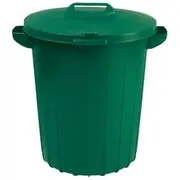 Atkritumu tvertne 90L zaļa  2902974385 5901110733404