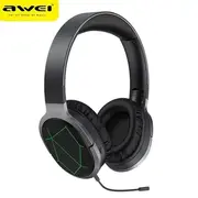 Awei Headphones  słuchawki gaming Bluetooth A799Bl headphones with a microphone nauszne gamingowe z mikrofonem czarny black 6954284068260