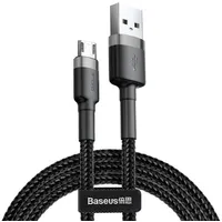 Baseus Camklf-Bg1 Usb cable 1 m 2.0 A Micro Black  6953156280335 Kbabsuusb0132