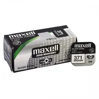 Bat371.Mx1 371 baterijas 1.55V Maxell sudraba-oksīda Sr920Sw, 370 iepakojumā 1 gb.  3100000528065