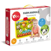 bo. Muzikālais rotaļu paklājs Lauku sētas dzīvnieki  250Ml 4743199002504