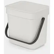 Brabantia aktritumu tvertne Sort  Go, 3L, Light Grey 213229 8710755213229