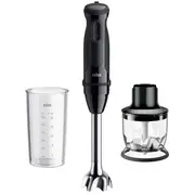 Braun Multiquick 3 Mq30201M 0.6 L Immersion blender 900 W Black, Satin steel  Mq30201Mbk 8021098005076 Wlononwcrozny