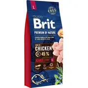 Brit Premium by Nature Adult Large Chicken - dry dog food 15 kg  Amabezkar3528 8595602526468