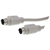 Cable Ps/2 plug,both sides Len 2M connection 1 Øcable 5Mm  C-Ps2Ww/2