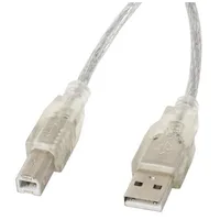 Cable Usb 2.0 Am-Bm 1.8 Ferryt transparent  Aklagku00000006 5901969413557 Ca-Usba-12Cc-0018-Tr