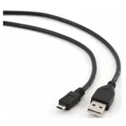 Kabelis Gembird Usb Male - Microusb 2.0 0.3M Black  Ccp-Musb2-Ambm-0.3M 8716309072328