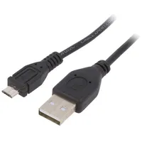 Cable Usb 2.0 A plug,USB B micro plug gold-plated 0.5M  Ccp-Musb2-Ambm-0.5 Ccp-Musb2-Ambm-0.5M