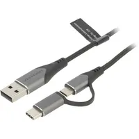 Cable Usb 2.0 A plug,USB B micro C plug 0.5M  Cqehd
