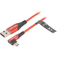 Cable Usb 2.0 A plug,USB B micro reversible angled plug  Cobrg