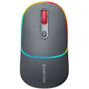 Canyon Mw-22 2In1 Rgb Funkmaus - Grau Bluetooth/Rf 1.600 dpi Wiederaufladbar  Cns-Cmsw22Dg 5291485014933