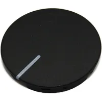 Cap Abs black push-in Pointer white round A2540,A2640  A4140100