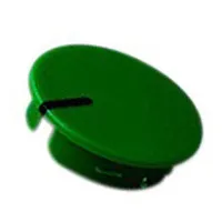Cap Abs green push-in Pointer black round A2523,A2623  A4123105
