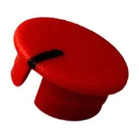 Cap Abs red push-in Pointer black round A2510,A2609  A4110102