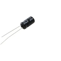 Capacitor electrolytic Tht 47Uf 50Vdc Ø6X12Mm Pitch 2.5Mm  Ce-47/50Pht-Y Ewh1Hm470E11Ot