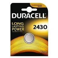 Cr2430 baterijas 3V Duracell litija Dl2430 iepakojumā 1 gb.  Bat2430.D1 5000394030398