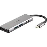D-Link Dub-M530 dokstacija Vadu Usb 3.2 Gen 1 3.1 Type-C Alumīnijs  0790069447822