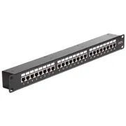 Delock 19Prime Coupler Patch Panel 24 Port Cat.6  43295 4043619432950 Wlononwcrjfri