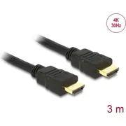 Delock Cable High Speed Hdmi with Ethernet Ndash A male Gt 4K 3 m  84408 4043619844081