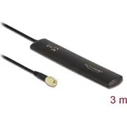 Delock Lte Antenna Sma 3 dBi Omnidirectional Fixed Black Adhesive Mounting  88987 4043619889877