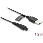 Delock Usb Charging Cable 5 V for Electric Shavers compatible with Remington Hc4250, Mb4200, Mb6850, Xr1330 series - shaver charger replacement cable 1.2 m  90985 4043619909858