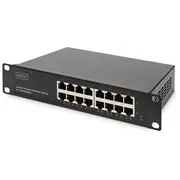 Digitus 10 Gigabit Ethernet Switch, 16-Port, Unmanaged  Dn-80115-1 4016032509295 Wlononwcrspjs