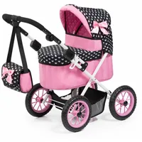 Doll pram Bayer Design 13060Aa Trendy deep Pink, Black  4003336130607 Wlononwcrb389