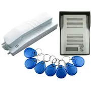 Domofon Eura Adp-41A3 1-Rodzinny z czytnikiem Rfid Rl-3203Id  9373 5905548271545 Wlononwcr5049