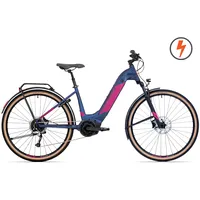 Elektriskais velosipēds Rock Machine 29 Crossride e500B Lady zils/rozā M  8592842177368 803.2022.79026