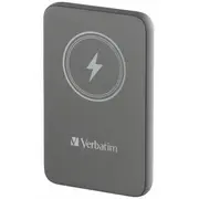 Enerģijas krātuve Verbatim Charge n Go 5000Mah Magnetic Wireless Grey  32244V 0023942322443