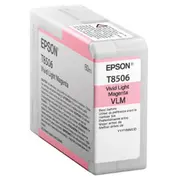 Epson T85060N ink, Light magenta  C13T85060N T8506 - vivid light original ink cartridge Ink Vivid 8715946728520
