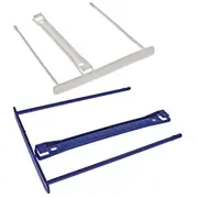 Arhīva klipsis Fellowes, 0089701, no pārstrādātiem materiāliem, balts, 100 gab./iepak.  150-02990 043859653959 39269097