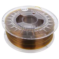 Filament Pet-G Ø 1.75Mm amber 220250C 1Kg  Dev-Petg-1.75-Art Petg-1.75-Amber-Transparent