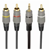 Gembird 3.5 mm 4-Pin to Rca audio-video cable 1.5 m  Ccap-4P3R-1.5M 8716309105583