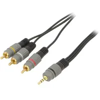 Gembird 3.5 mm 4-Pin to Rca audio-video cable 1.5 m  Ccap-4P3R-1.5M 8716309105583