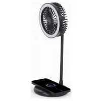 Ventilators Gembird Desktop Fan with Lamp and Wireless Charger  Ta-Wpc10-Ledfan-01 8716309123716