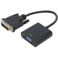 Gembird Dvi-D to Vga adapter cable, black A-Dvid-Vgaf-01  Akgemvga0000003 8716309096454