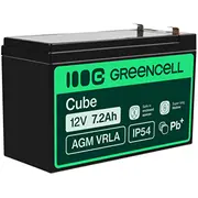 Green cell Battery Agm 12V 7.2Ah Agm05 