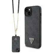 Guess Crossbody 4G Metal Logo Back Case Aizsargapvalks Priekš Apple iPhone 15 Plus  Guhcp15Mp4Tdscpk 3666339146818