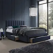 Gulta Grace ar matraci Harmony Deluxe 160X200Cm, zila  K288643 4741617105165