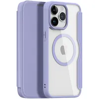 iPhone 15 Pro Magnetic Magsafe Flip Case Dux Ducis Skin X - Purple  Apple 6934913025253