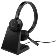 Jabra Evolve 65 Te Austiņas Vadu Amp Bezvadu Birojs / zvanu centrs Usb Type-A Bluetooth Uzlādes statīvs Melns  6699-833-399 5706991031522
